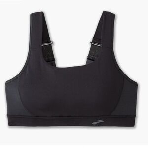 BROOKS Running Convertible 2.0 Black Women’s Sports Bra Size 36B Adjustable